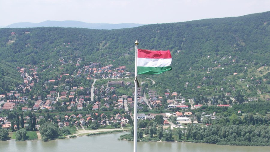 Waving Flag Of Hungary