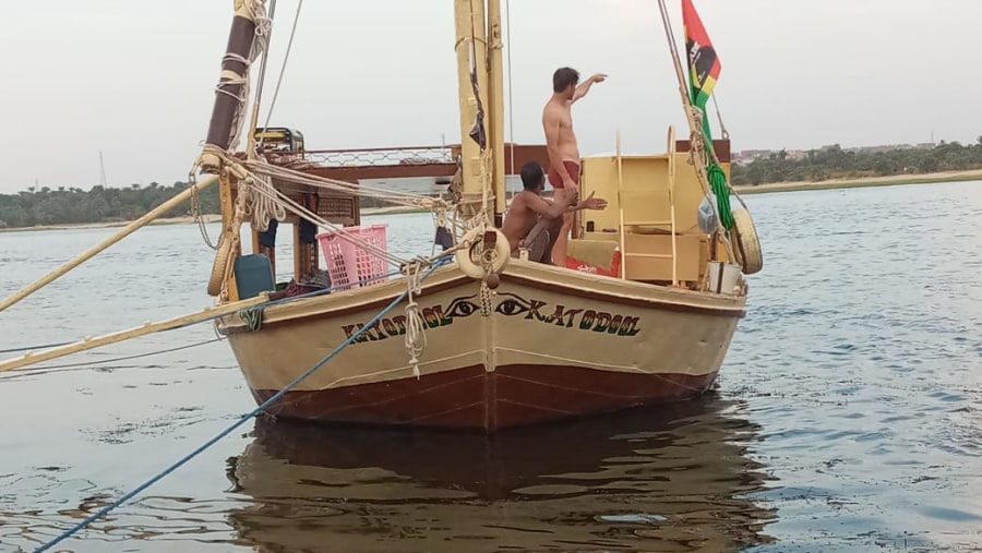 Nile Cruise Felocca in sacred river