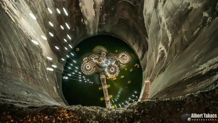 Second chamber of the salt mine