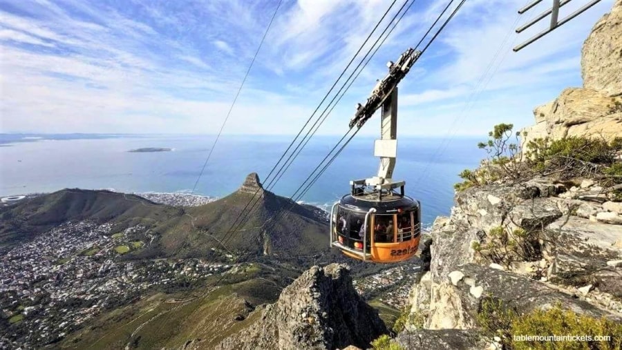 Views from top of the Table Mountain