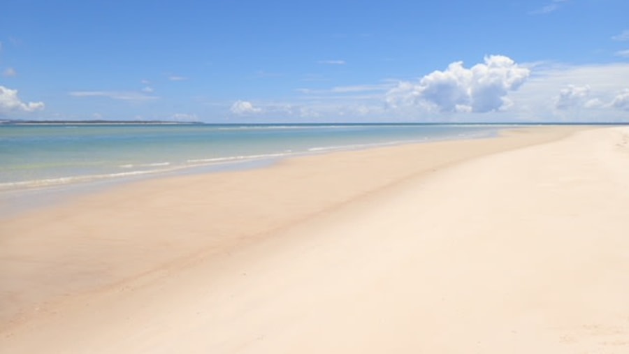 Stroll through the beaches of North Stradbroke Island, Australia