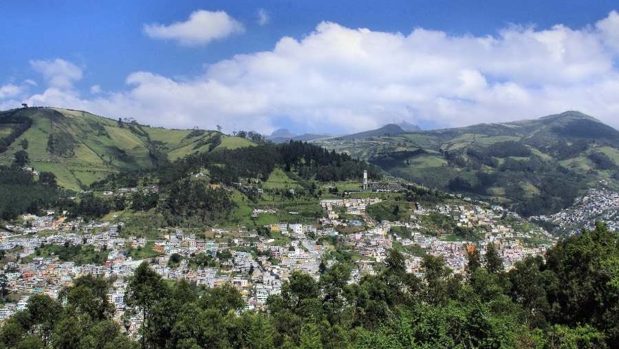 View of Quito City