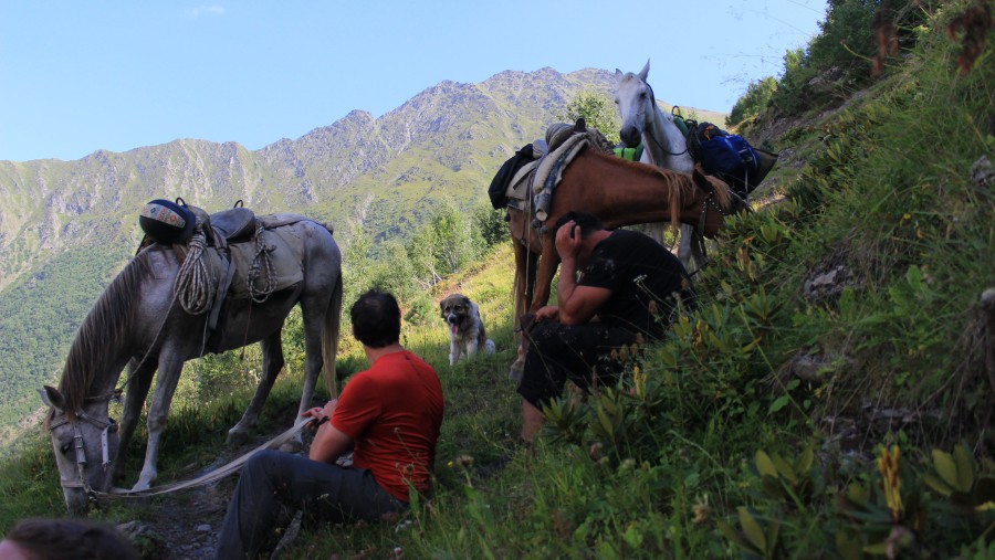 Horse riding in Tusheti