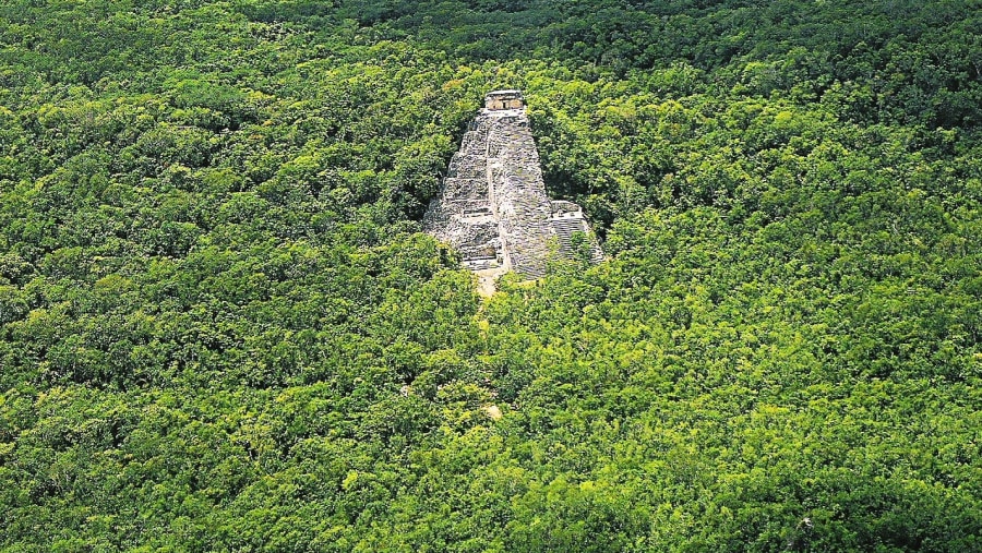 Coba Archaeological Area in Mexico