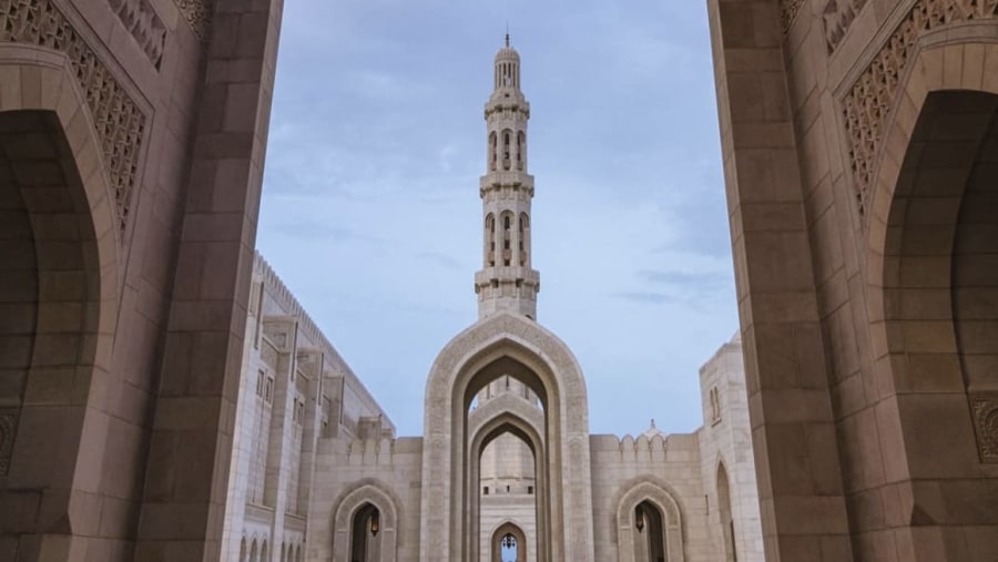 View of Sultan Qaboos Grand Mosque