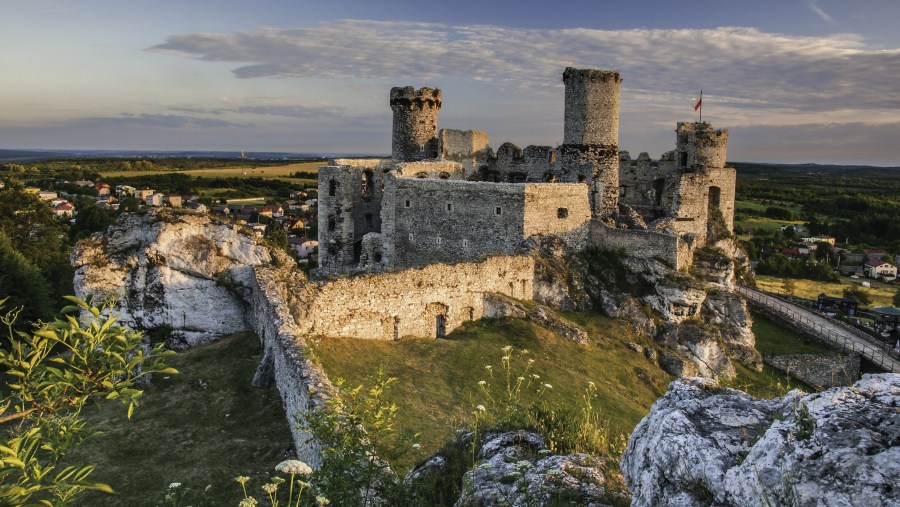 Castle in Ogrodzieniec Poland