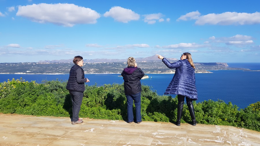 Enjoy the panoramic views of Chania, Crete, Greece