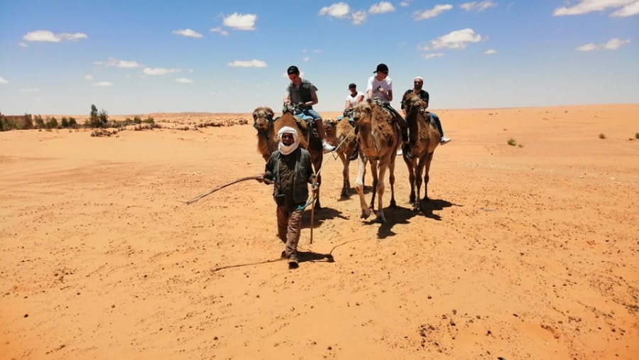 Ride a Camel in Ksar Ghilane