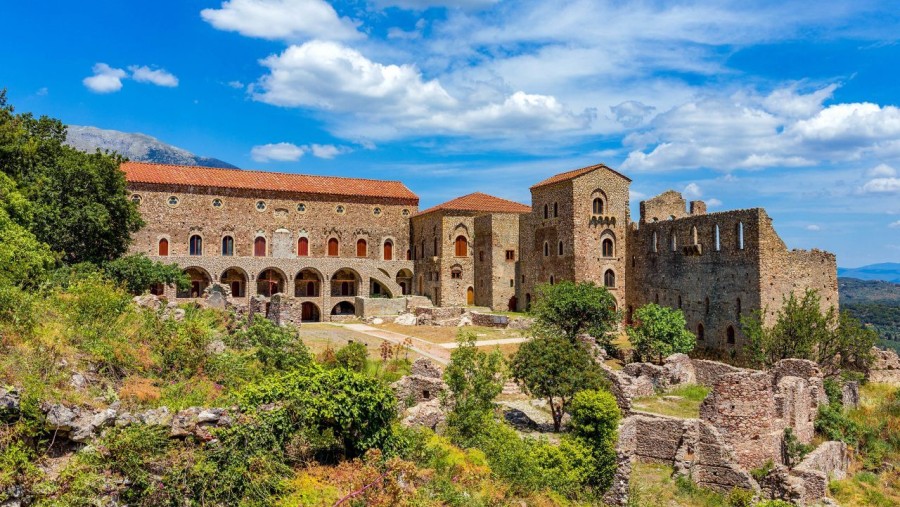 Admire the Mystras Palace