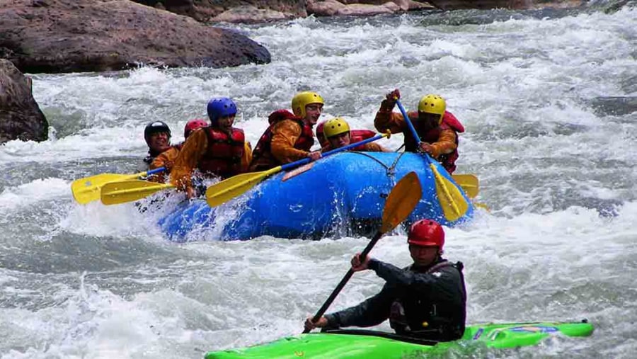 Rafting in the Trishuli River