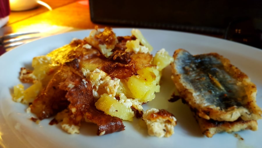 Potatoes and Estonian herring