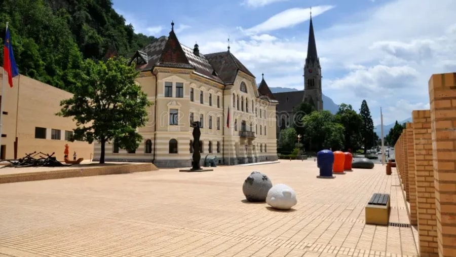 Regierungsgebäude des Fürstentums Liechtenstein