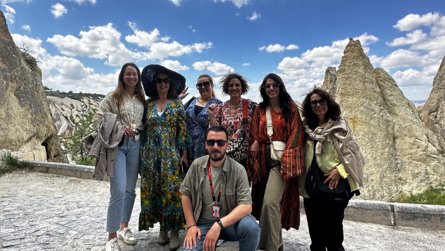 Travelers in Cappadocia