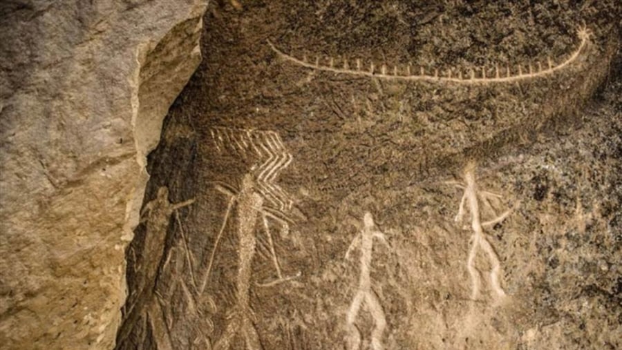 Petroglyphs in Kobustan