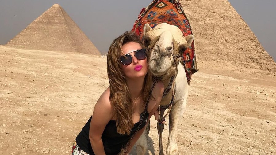 Camel ride in Giza