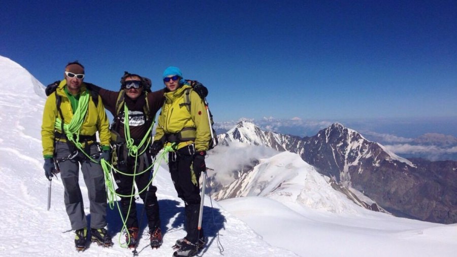 Reaching Summit after the Trek