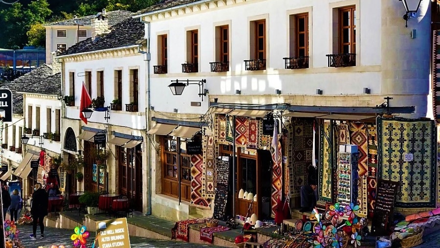 Gjirokastra Old Bazaar