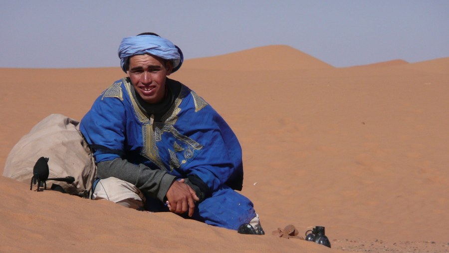 Locals in the Saharan Desert