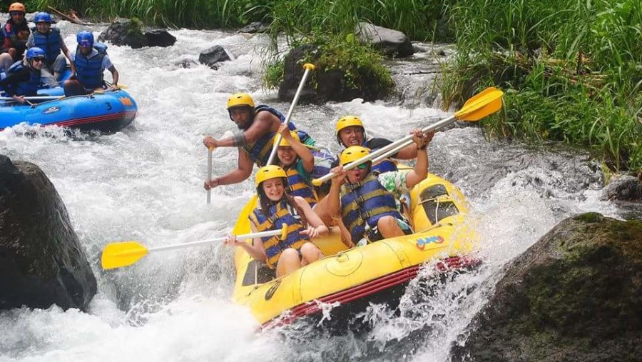 Rafting Down the River in Bali