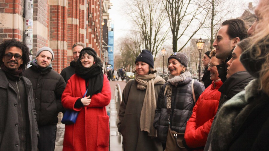 Travellers in Amsterdam