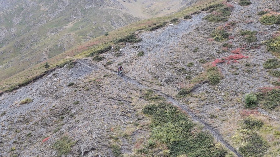 Ride up through challenging trails