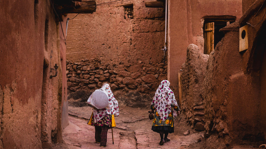 The iconic Abyaneh village