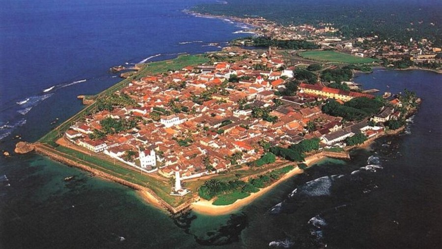 Aerial view of Galle