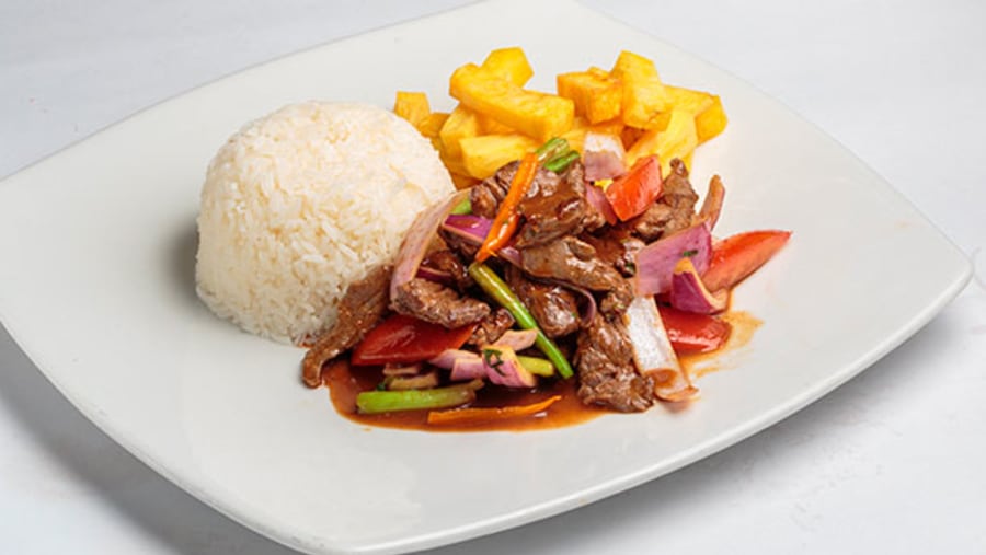 Lomo Saltado - sautéed beef 