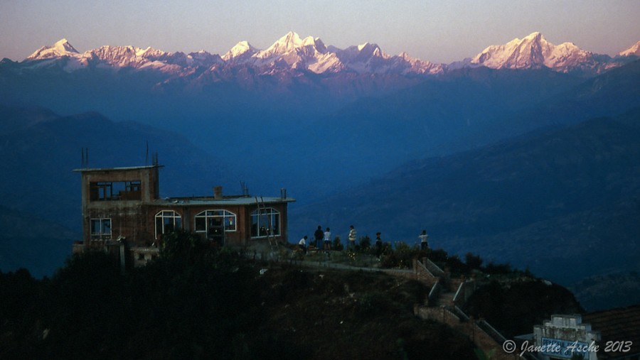 Sunset at Nagarkot, Nepal