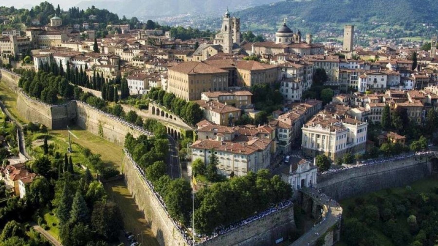 Upper town of Bergamo