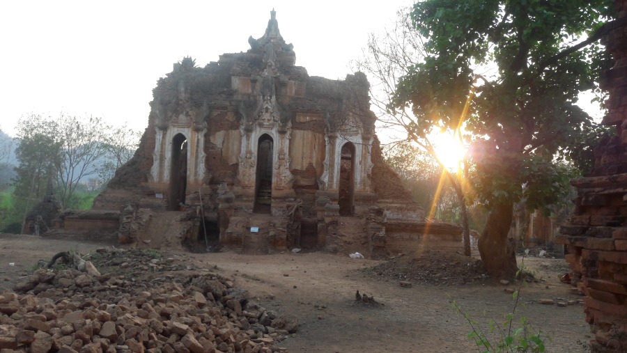 Crumbling Stupa