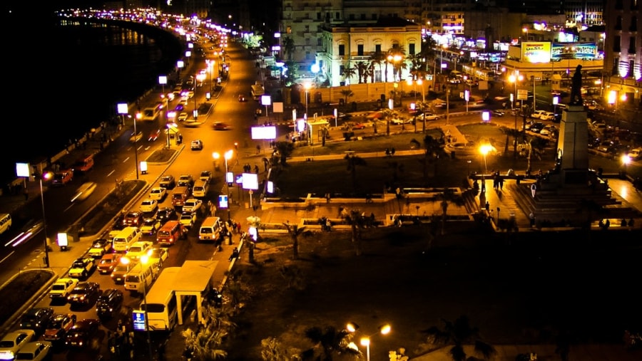 Night View of the city