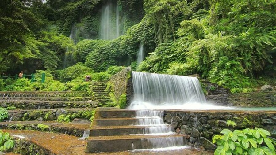 Benang Stokel and Benang Kelambu Waterfall