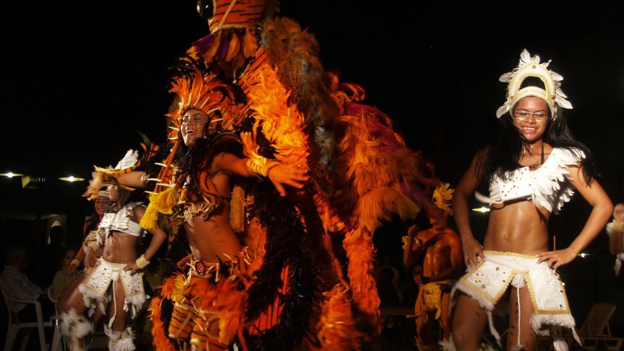 Locals performing Samba