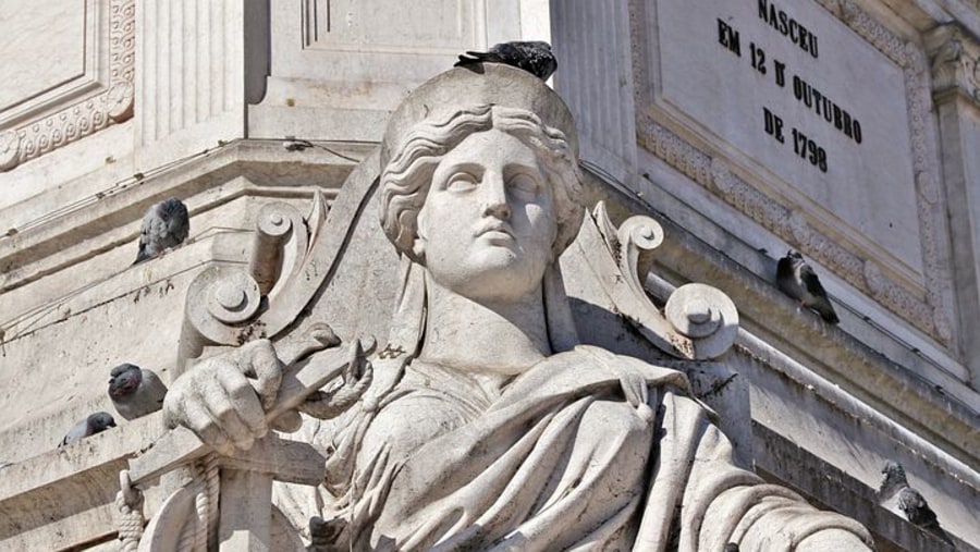 Rossio Square, Lisbon, Portugal