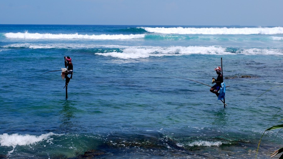 Stilt Fishermen in Habarana