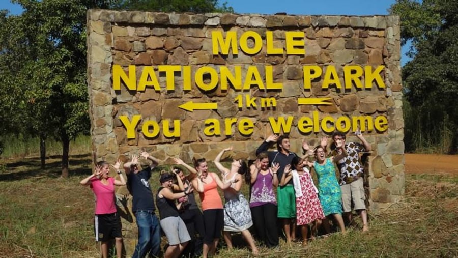 Mole National park entrance