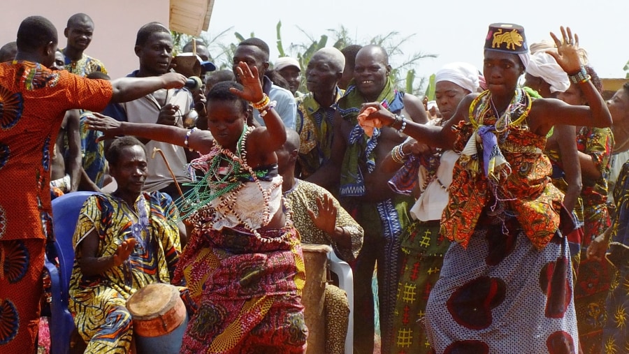 Voodoo Dance in Benin
