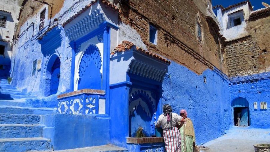 Morocco's blue city