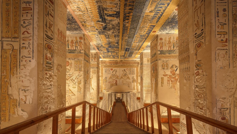 Interior of a Tomb