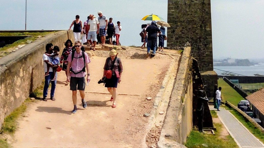 Walking in Galle Fort