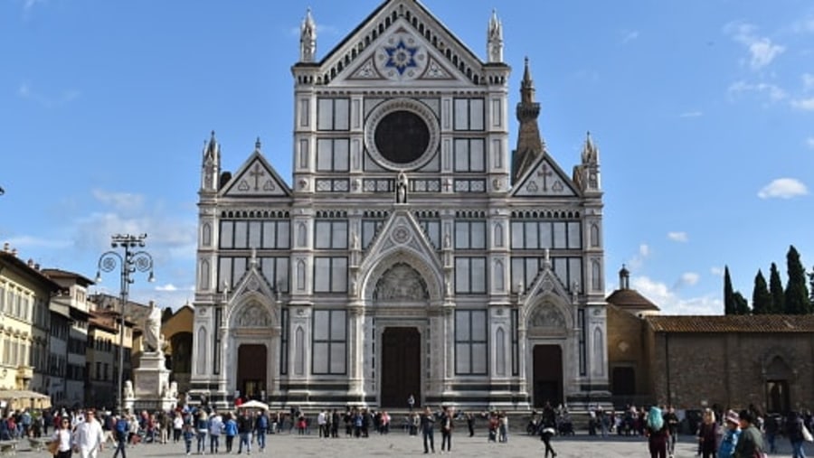 Basilica of Santa Croce In Florence, Italy