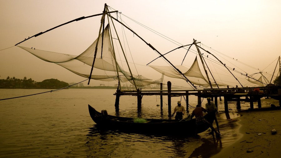 Chinese Fishing Nets at Fort Kochi Beach