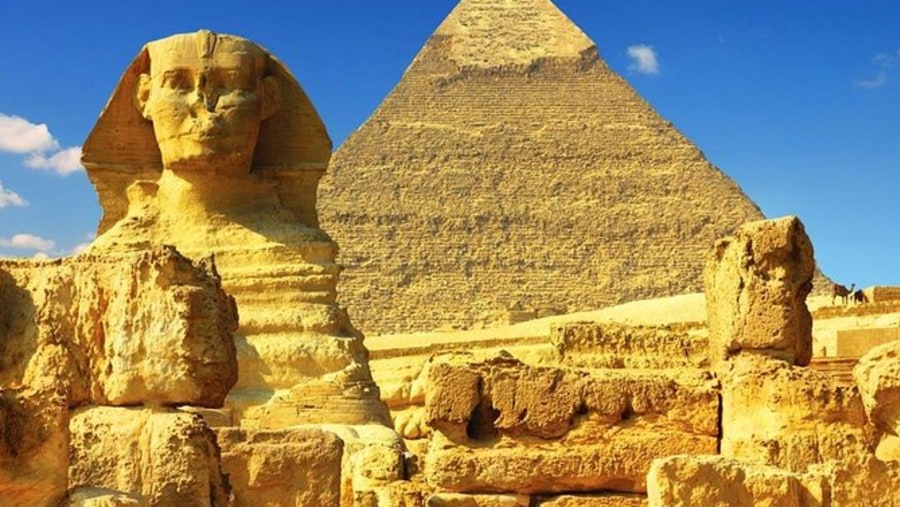 Giza Pyramids and Sphinx