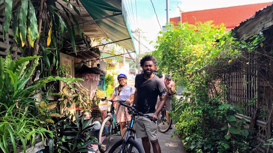 Bicycle tour in Bangkok, Thailand