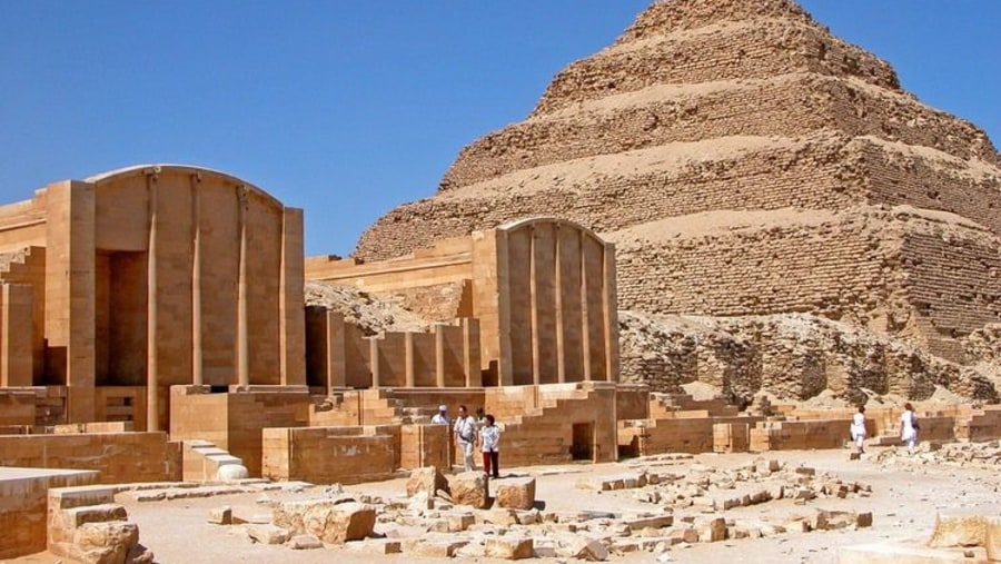 Saqqara complex in Egypt