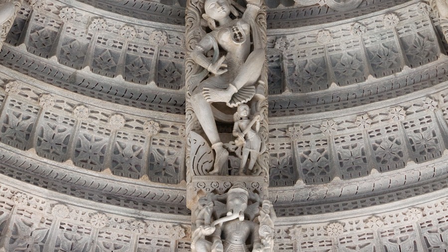 Bas-Relief work in Ranakpur Temple