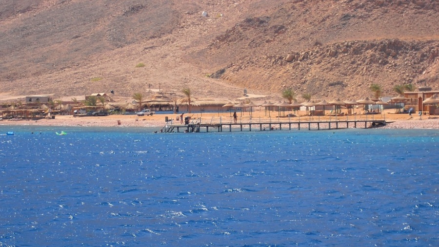 Natural pool in Dahab