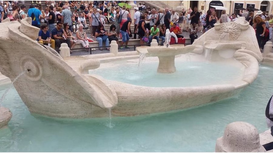 Fontana della Barcaccia - Fountain of the Boat