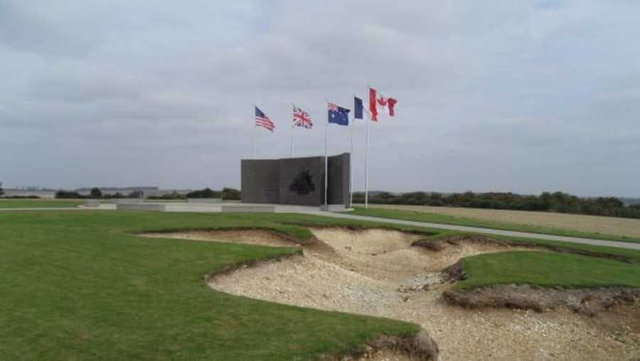 Le Hamel Memorial and Trenches